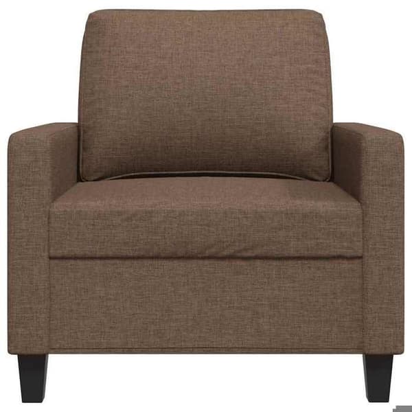 Maison Exclusive - Ruskea nojatuoli 60 cm kangasta
