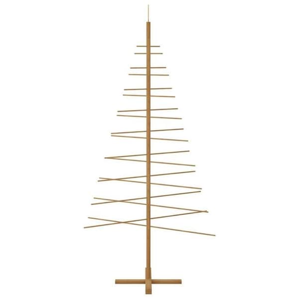 Julgran - EXKLUSIVT HUS - Modern Modell - Bambu - 210 cm - Brun brun