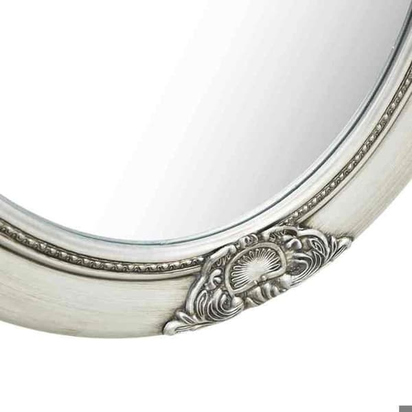 Maison Exclusive - Barockstil väggspegel 50x70 cm Silverfärgad