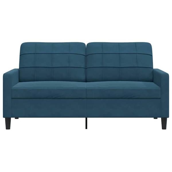 Maison Exclusive - Soffa 2-sits Blå 140 cm Sammet