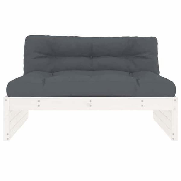Maison Exclusive - Central soffa 120x80 cm vit massiv furu