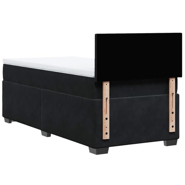 Maison Exclusive - Lakanat ja patja Musta 80x200 cm Sametti