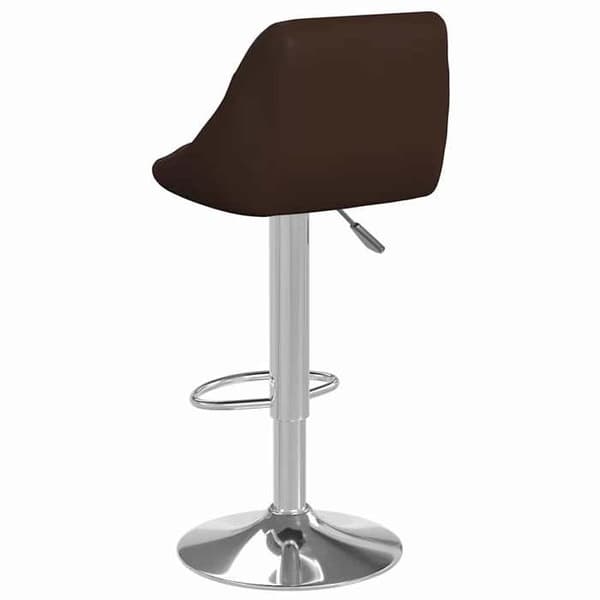Maison Exclusive - Barstolar set om 2 brun konstläder