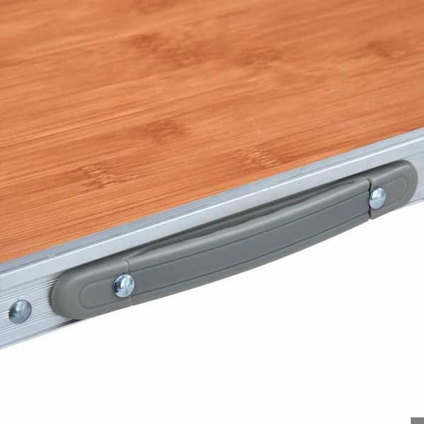 Maison Exclusive - Sammenklappeligt campingbord Aluminium 60x45 cm