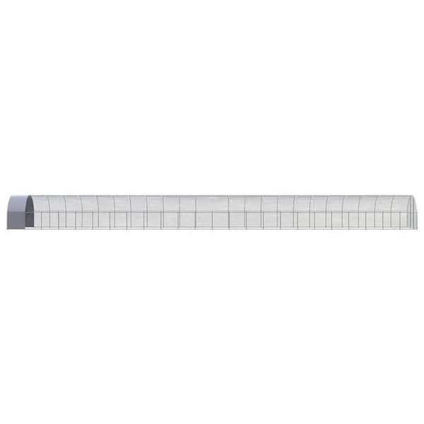 Maison Exclusive - Utomhus hönshus 3x24x2 m Galvaniserat stål