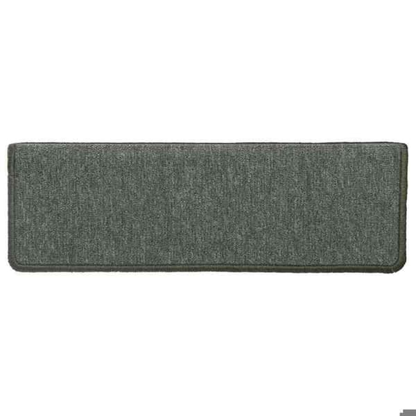 Maison Exclusive - Trappe tæppe 15 stykker 65 x 21 x 4 cm Mørkegrøn Rektangulær kant