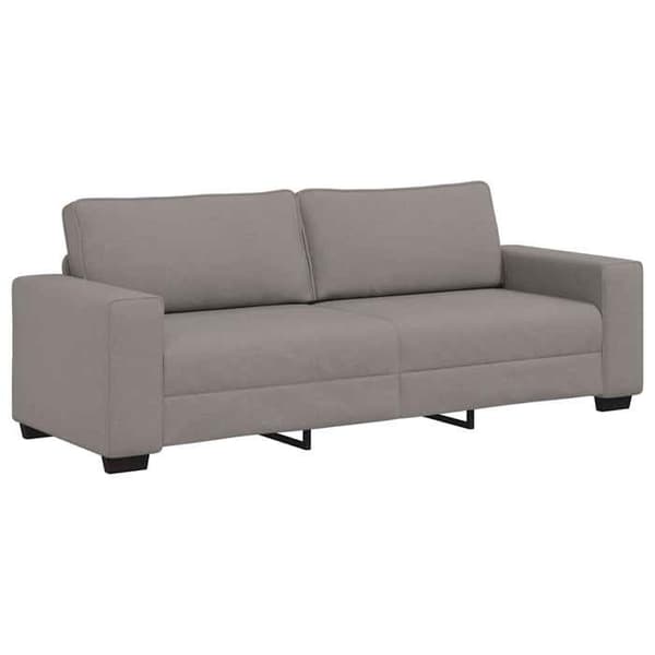 Maison Exclusive - 2-delars soffgrupp med kuddar i taupe tyg Mol