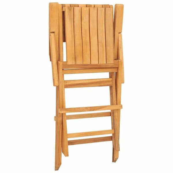Maison Exclusive - Fällstolar, set om 2, 55 x 61 x 90 cm, i massivt teakträ