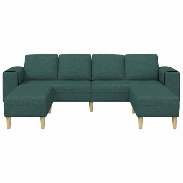 Maison Exclusive - 3 osan olohuoneen sohva tummanvihreä polyesteri