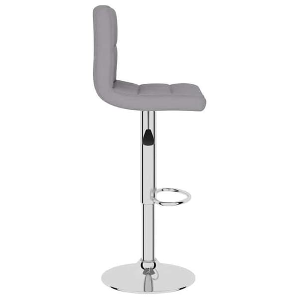 Maison Exclusive - Barstolar set om 2 ljusgrå tyg