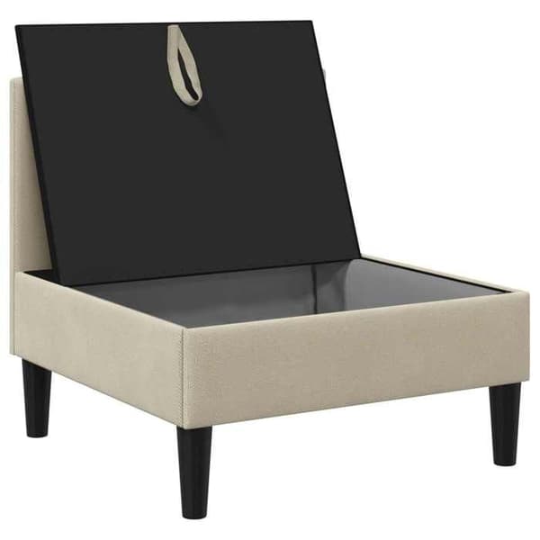 Maison Exclusive - Central sofa med opbevaring Sand Velour