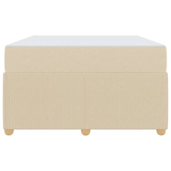 Maison Exclusive - Sängram Creme 120 x 190 cm tyg Grädde