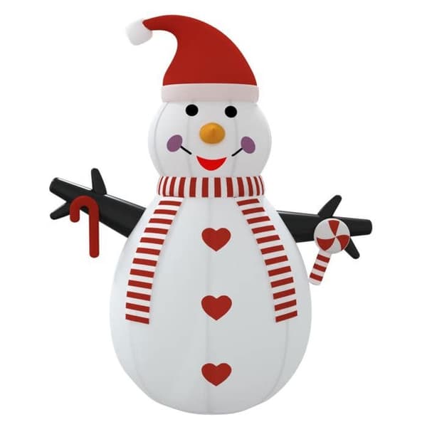 Maison Exclusive - Oppustelig snemands med LED 300 cm