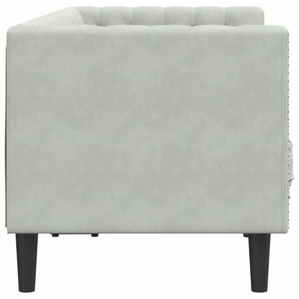 Maison Exclusive - Lys grå sofa 174 x 74,5 x 70,5 cm Velour