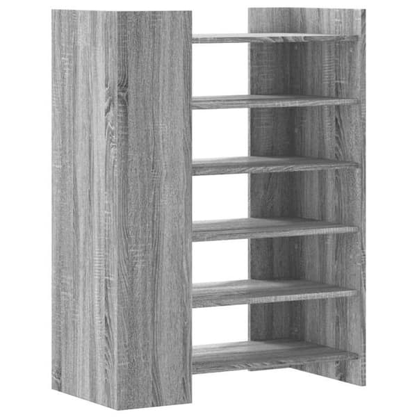 Maison Exclusive - Skoskåp Sonoma grå 74,5x37,5x100 cm