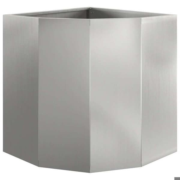Maison Exclusive - Silverhörnkruka 45 x 45 x 50 cm Galvaniserat stål