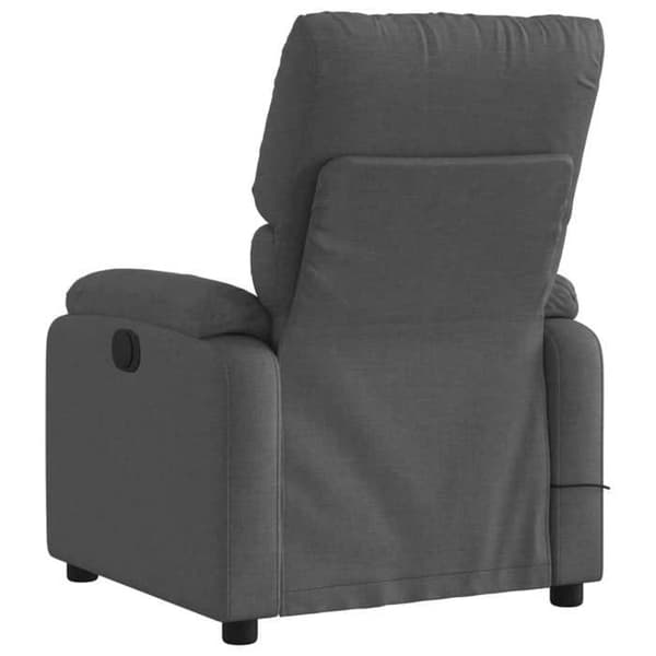 Maison Exclusive - Tummanharmaa kangasmassaažituoli