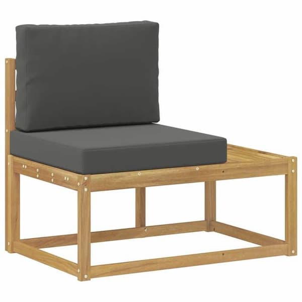 Maison Exclusive - Utomhus soffgrupp 4 delar Vit och antracit