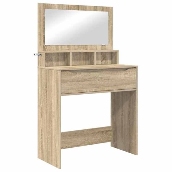 Maison Exclusive - Makeupborde til soveværelse Eg Sonoma