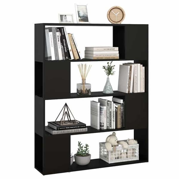 Maison Exclusive - Bibliotek/Rumseparator Sort 100x24x124 cm