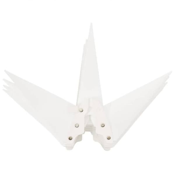 Maison Exclusive - Julbelysning med LED 3 st vikbar vit 57 cm Vit