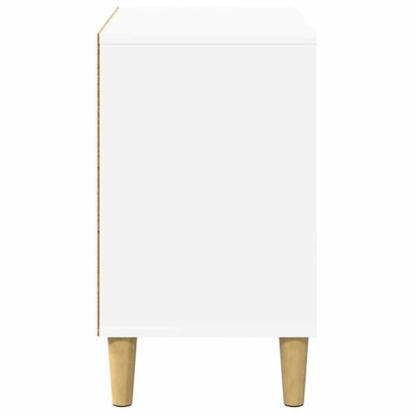 Exklusivt hus - Hus för katt Vit 51 x 30 x 52 cm Ingenjörsträ