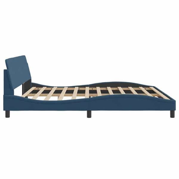Maison Exclusive - Dover-sängynrunko sininen 200x200 cm kangas Blå