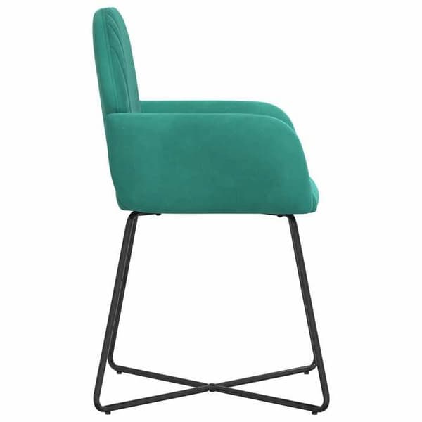Maison Exclusive - Matstolar 6 st Sammet Turkos