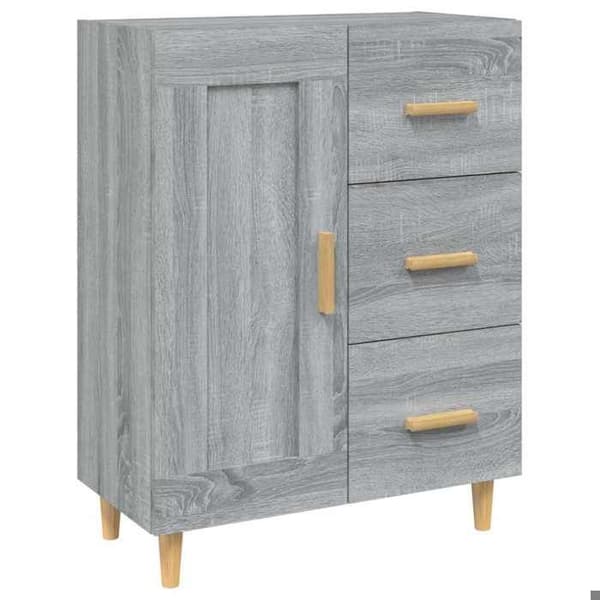 Maison Exclusive - Buffet Sonoma grå 69,5x34x90 cm Ingeniørtræ