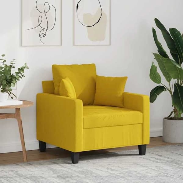 Maison Exclusive - Lys gul stol 60 cm Stof