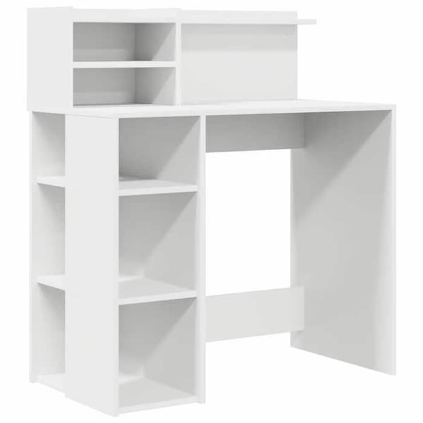 Maison Exclusive - Kontor Vit Ingenjörsträ 90 x 48 x 101,5 cm Vit