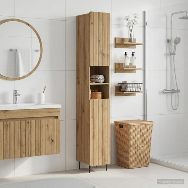 Maison Exclusive - Badeværelsesskab med Åben Hylde ZWOLLE