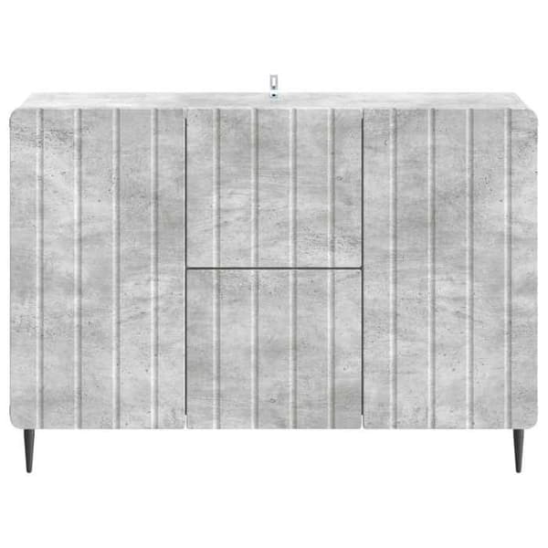 Maison Exclusive - Buffé Grå betong 89 x 34,5 x 62 cm Ingenjörsträ