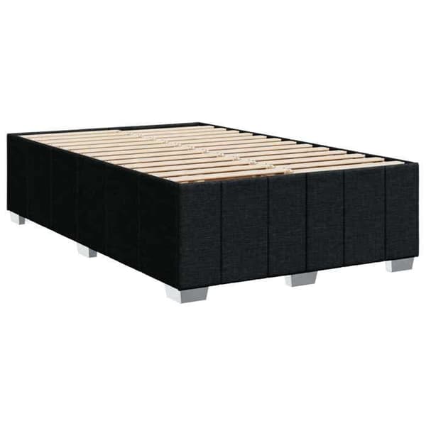 Maison Exclusive - Boxspring-sänky mustalla patjalla 120 x 190 cm Kangas Svart