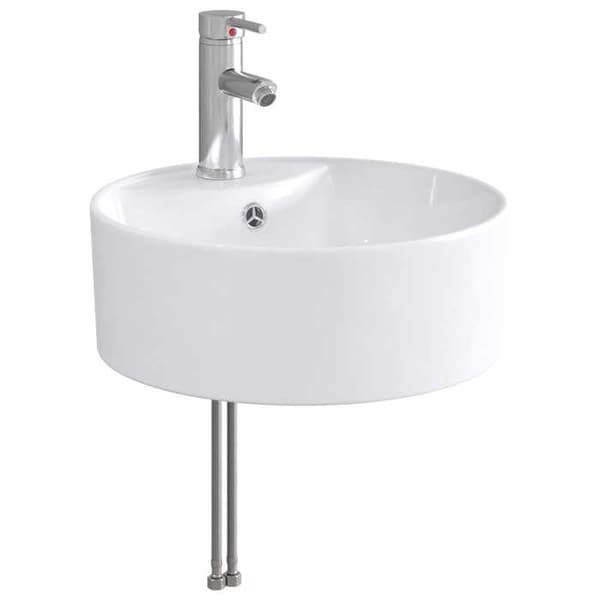 Vask - EKSKLUSIV HUS - 40,5x40,5x15 cm - Krom - Holdbart metal - Hurtig dræning Krom