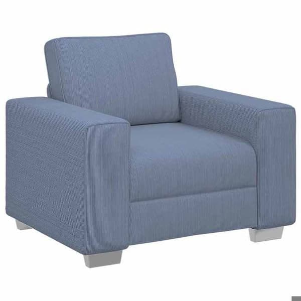 Maison Exclusive - Blå sofa stol 100x77x82 cm i fløjl