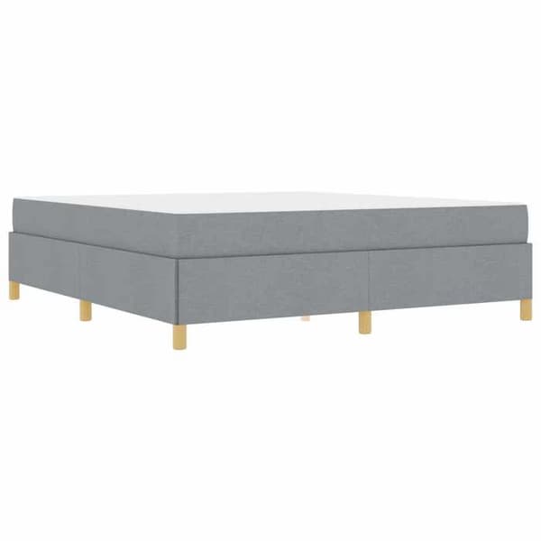 Maison Exclusive - Sängram Ljusgrå 180 x 200 cm tyg