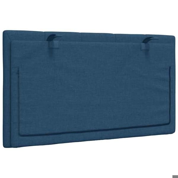 Päätytyyny - MAISON EXCLUSIVE - Hanko - Sininen 90 cm - Polyesterikangas - Polypropeenikuitupehmuste blå