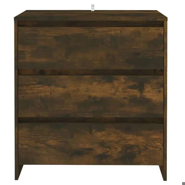 Maison Exclusive - Buffet Røget Eg 70x41x75 cm Ingeniørtræ