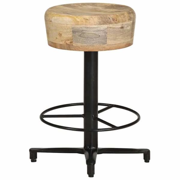 Maison Exclusive - Baarijakkarat 2 kpl 52 cm massiivipuusta mangopuu