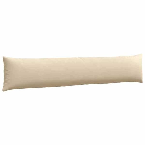 Soffkuddar - EXKLUSIV HEM - 200 x 40 cm - Kräm - 2 stycken - Polyesterfyllning Grädde