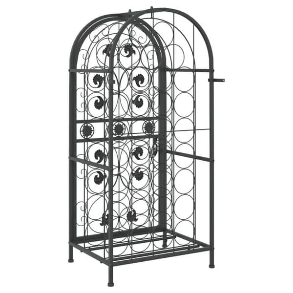 Maison Exclusive - Pulloteline 33 pullolle musta 45x36x100 cm takorautaa