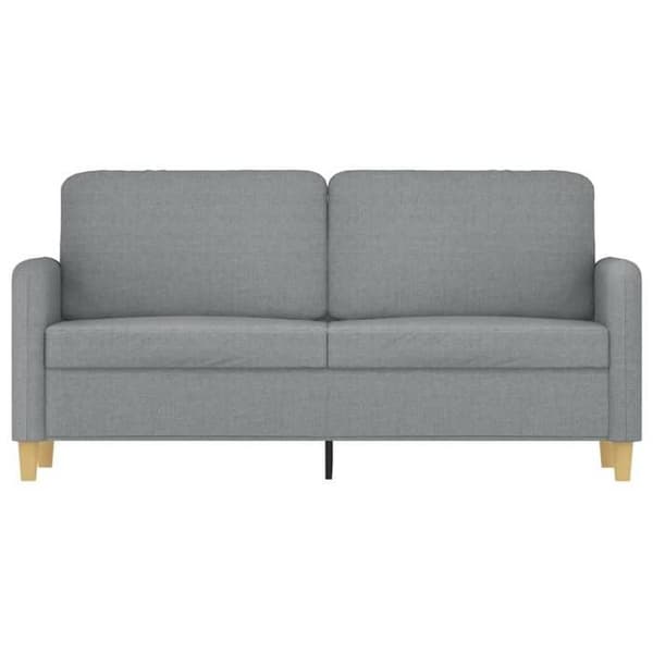 Maison Exclusive - 2-personers sofa i lys grå 140 cm stof