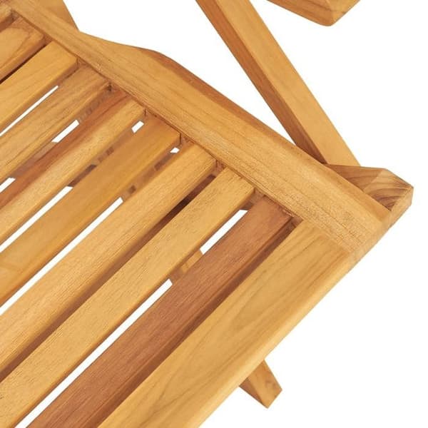 Maison Exclusive - Trädgårdsset 7 delar i massivt teakträ