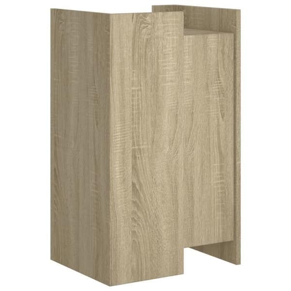 Maison Exclusive - Buffé ek sonoma 45x35x75 cm ingenjörsträ