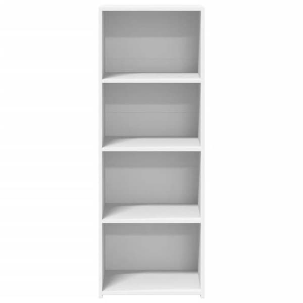 Maison Exclusive - Høj hvid buffet 45x41x124 cm ingeniørtræ