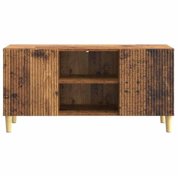 Maison Exclusive - TV-möbel 102 x 34,5 x 50 cm Gamla träslag Ingenjörsträ