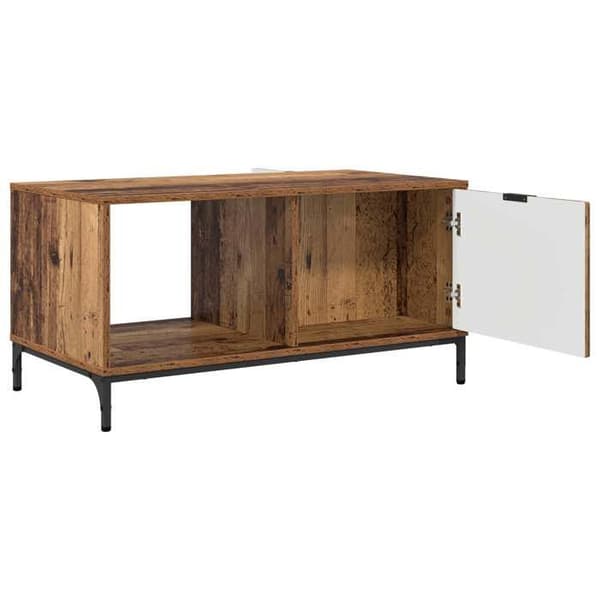 Soffbord - EXKLUSIV HEM - 90 x 49 x 46 cm - Ingenjörsträ - Rektangulär - Modern brun