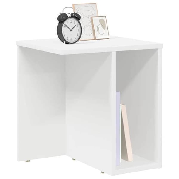 Maison Exclusive - Sidebord 2 stk Hvid 37 x 32 x 40 cm Ingeniørtræ