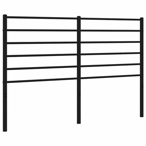 Maison Exclusive - Erstatnings hovedgærde metal sort 120 cm